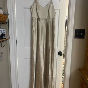 JAY Strappy Tank Satin Dress